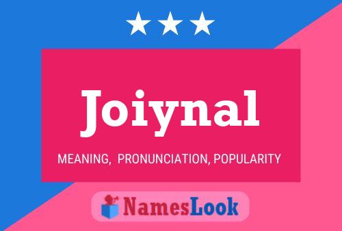 Joiynal Name Poster