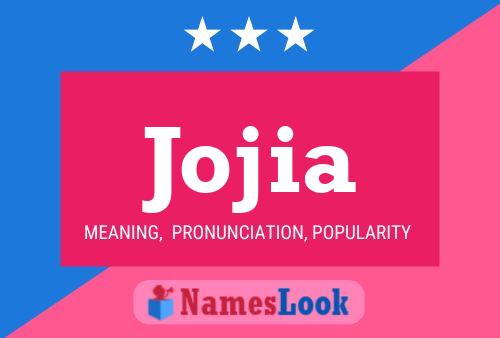 Jojia Name Poster