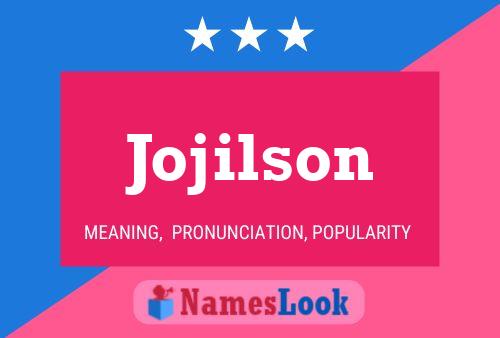 Jojilson Name Poster