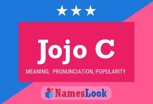 Jojo C Name Poster