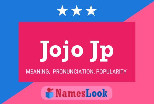 Jojo Jp Name Poster