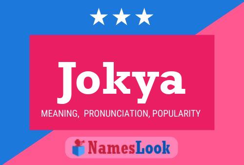 Jokya Name Poster