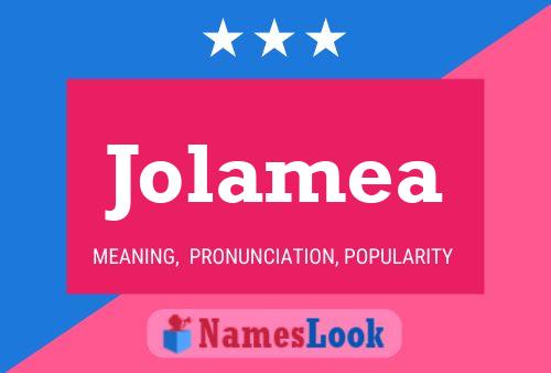 Jolamea Name Poster