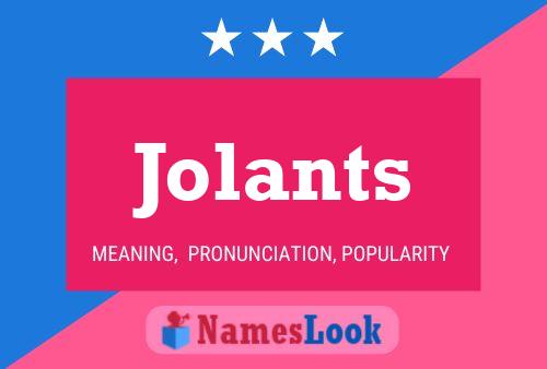 Jolants Name Poster