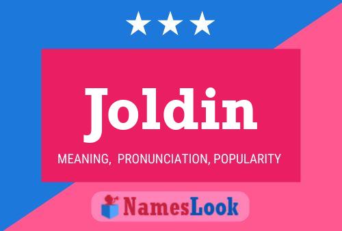 Joldin Name Poster