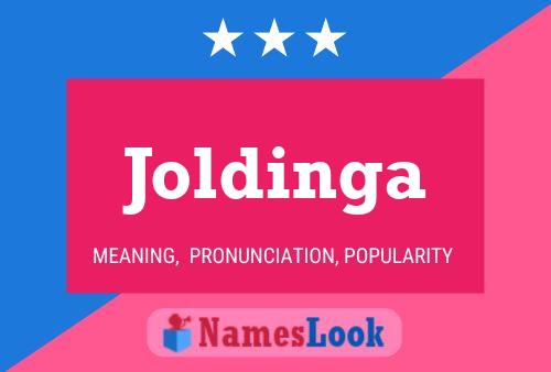 Joldinga Name Poster