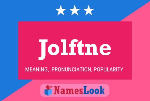 Jolftne Name Poster