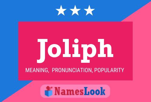 Joliph Name Poster