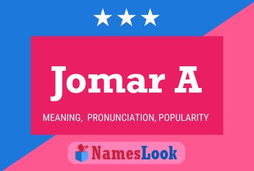 Jomar A Name Poster