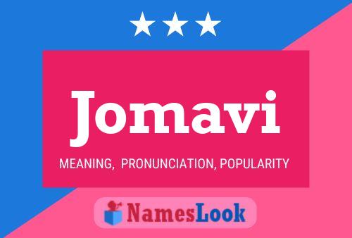 Jomavi Name Poster