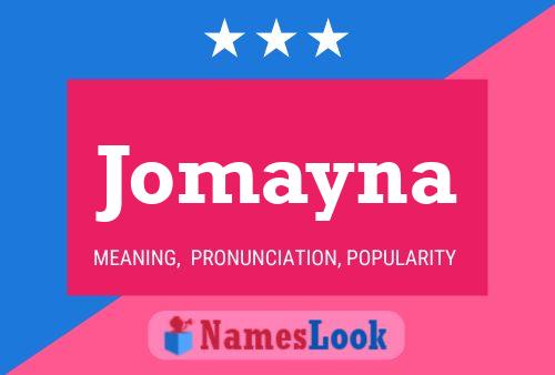 Jomayna Name Poster