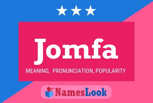 Jomfa Name Poster