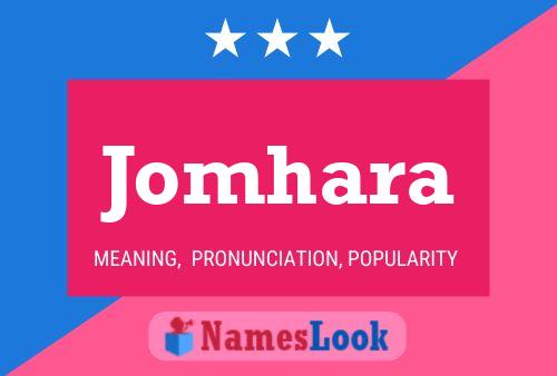 Jomhara Name Poster