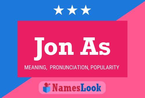 Jon As Name Poster