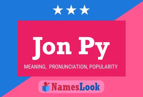 Jon Py Name Poster