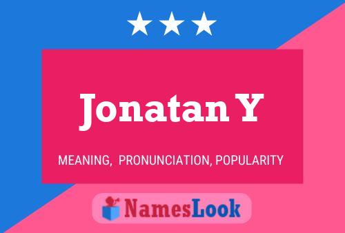 Jonatan Y Name Poster