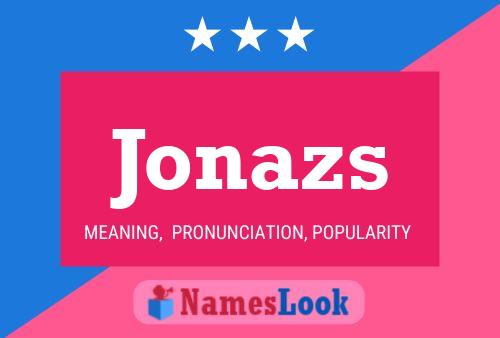 Jonazs Name Poster