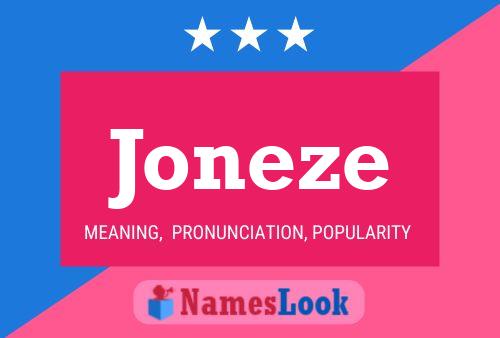 Joneze Name Poster