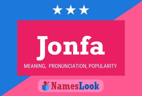 Jonfa Name Poster