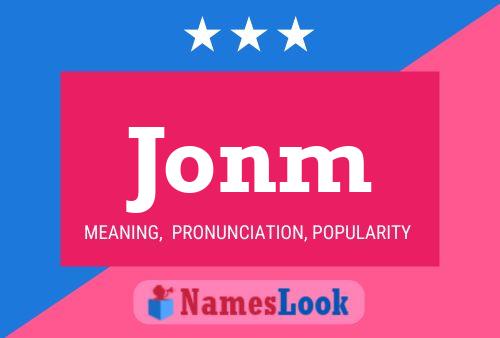 Jonm Name Poster