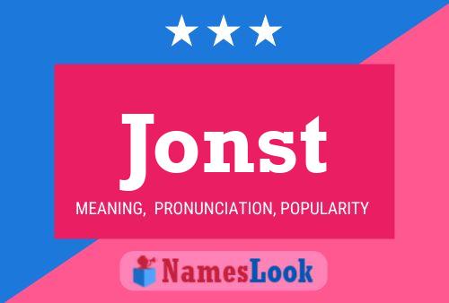 Jonst Name Poster