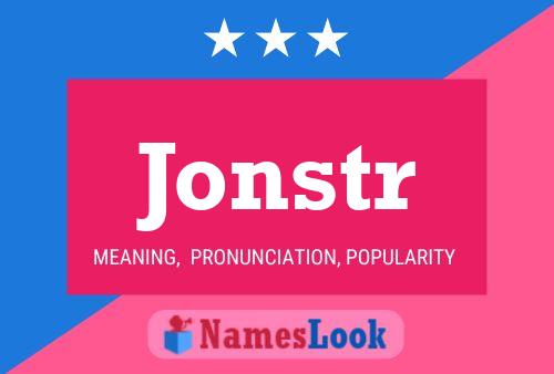 Jonstr Name Poster