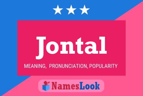 Jontal Name Poster