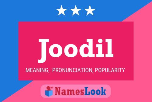 Joodil Name Poster