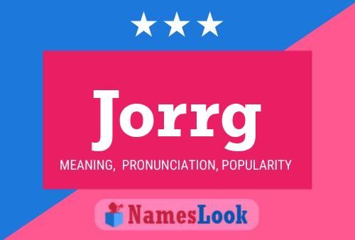 Jorrg Name Poster