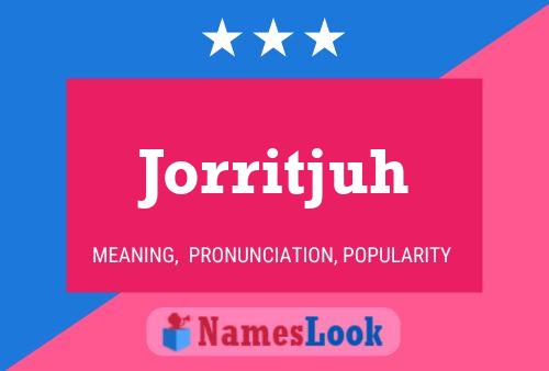 Jorritjuh Name Poster