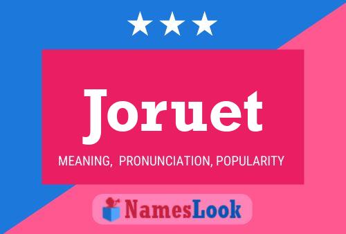 Joruet Name Poster