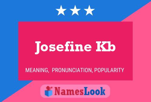 Josefine Kb Name Poster