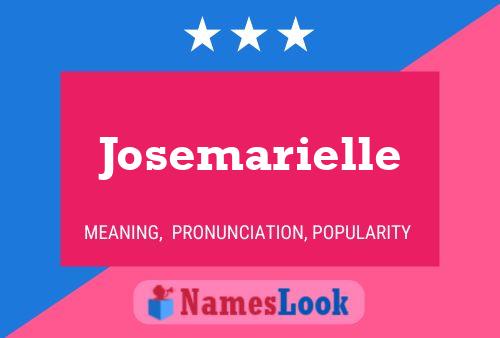 Josemarielle Name Poster