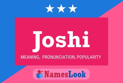 Joshi Name Poster