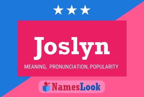 Joslyn Name Poster