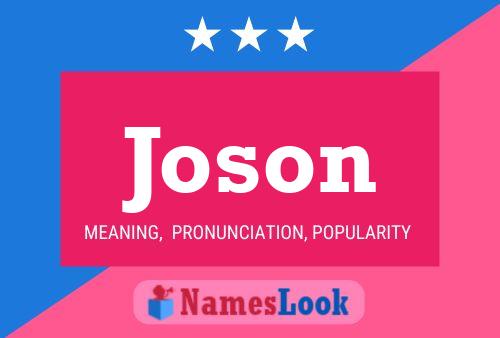 Joson Name Poster