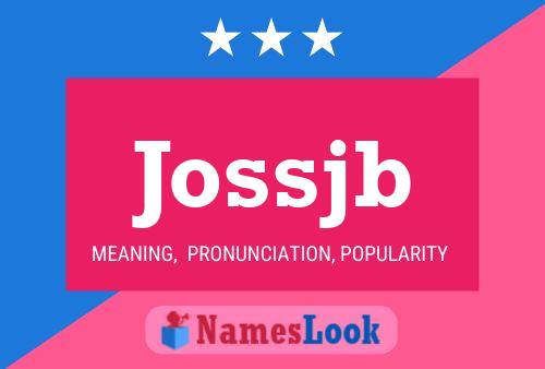 Jossjb Name Poster