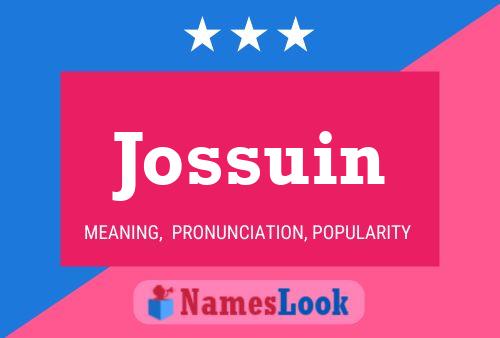 Jossuin Name Poster