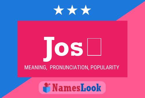 José Name Poster