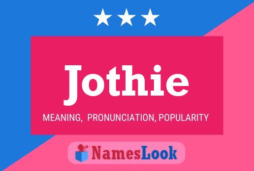 Jothie Name Poster