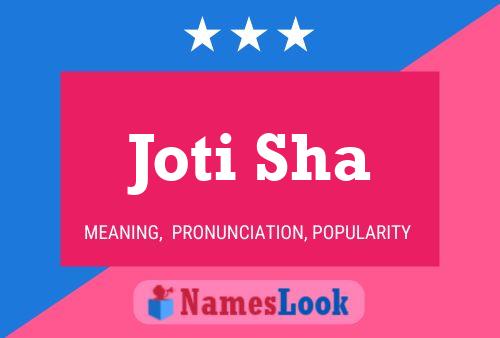 Joti Sha Name Poster