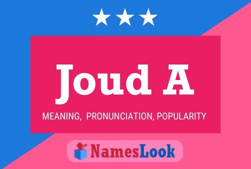 Joud A Name Poster