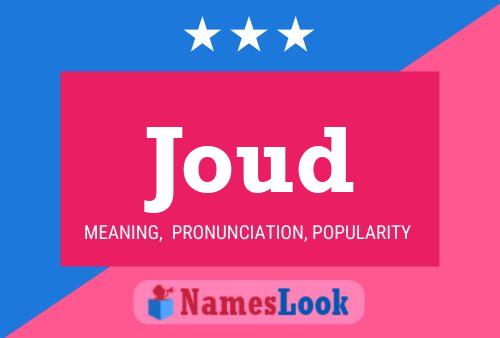 Joud Name Poster