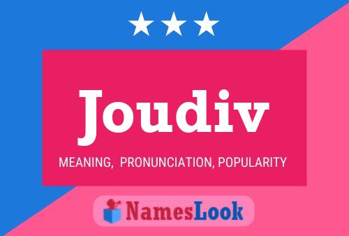 Joudiv Name Poster