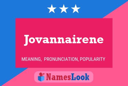 Jovannairene Name Poster