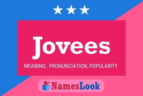 Jovees Name Poster