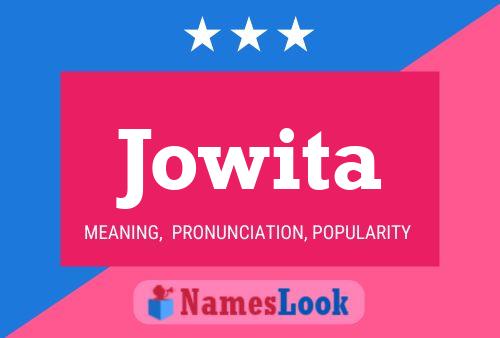 Jowita Name Poster