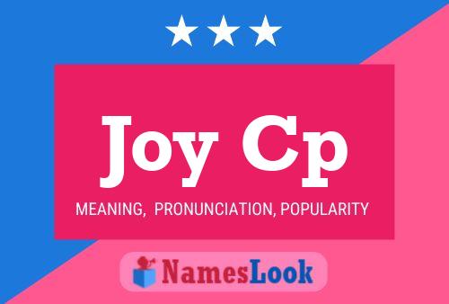 Joy Cp Name Poster