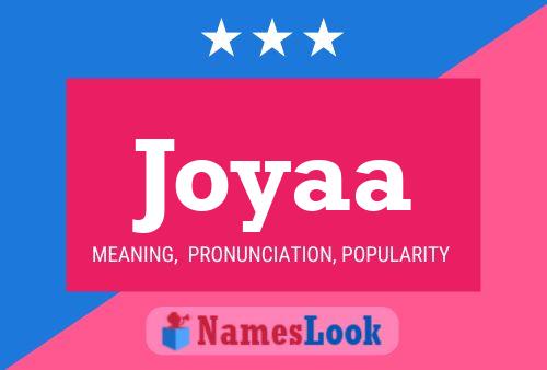 Joyaa Name Poster