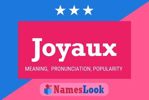 Joyaux Name Poster